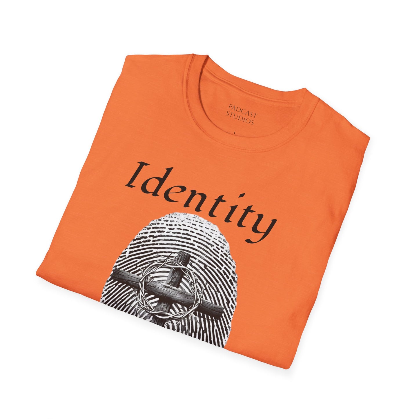 Identity -Fingerprint Design-Unisex Softstyle T-Shirt