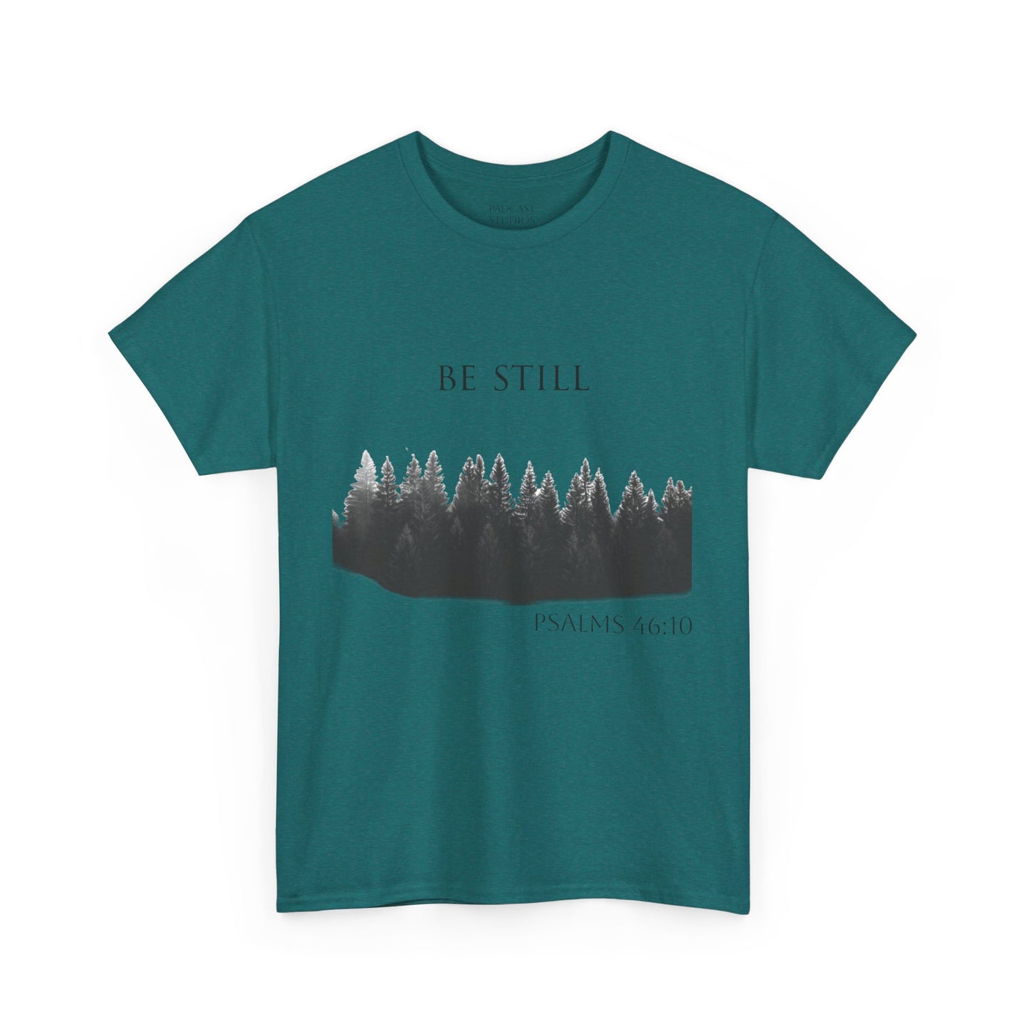 Be Still -Cotton Tee - Christian and Nature Inspired Relaxation Shirt