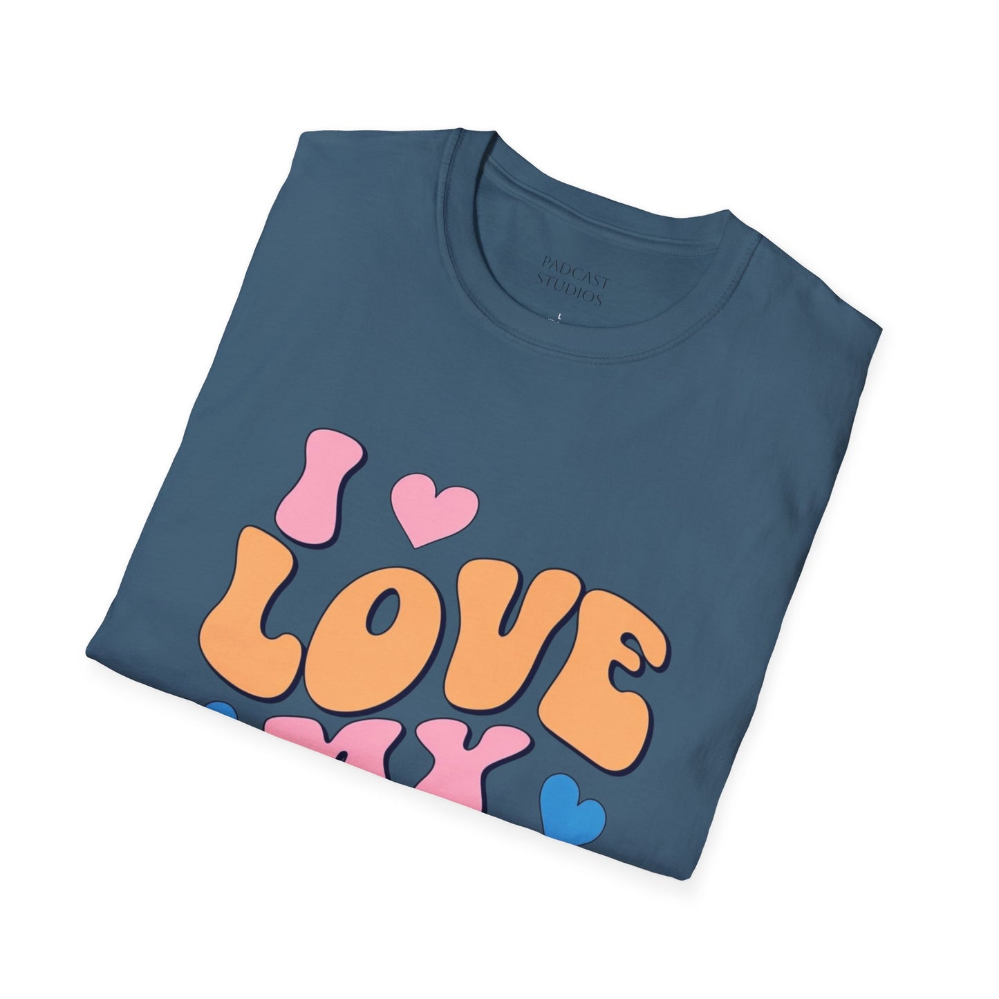 I Love My Students Colorful Teacher Shirt, Unisex Softstyle T-Shirt, Teacher Gift, Back to School Tee, Educator Apparel