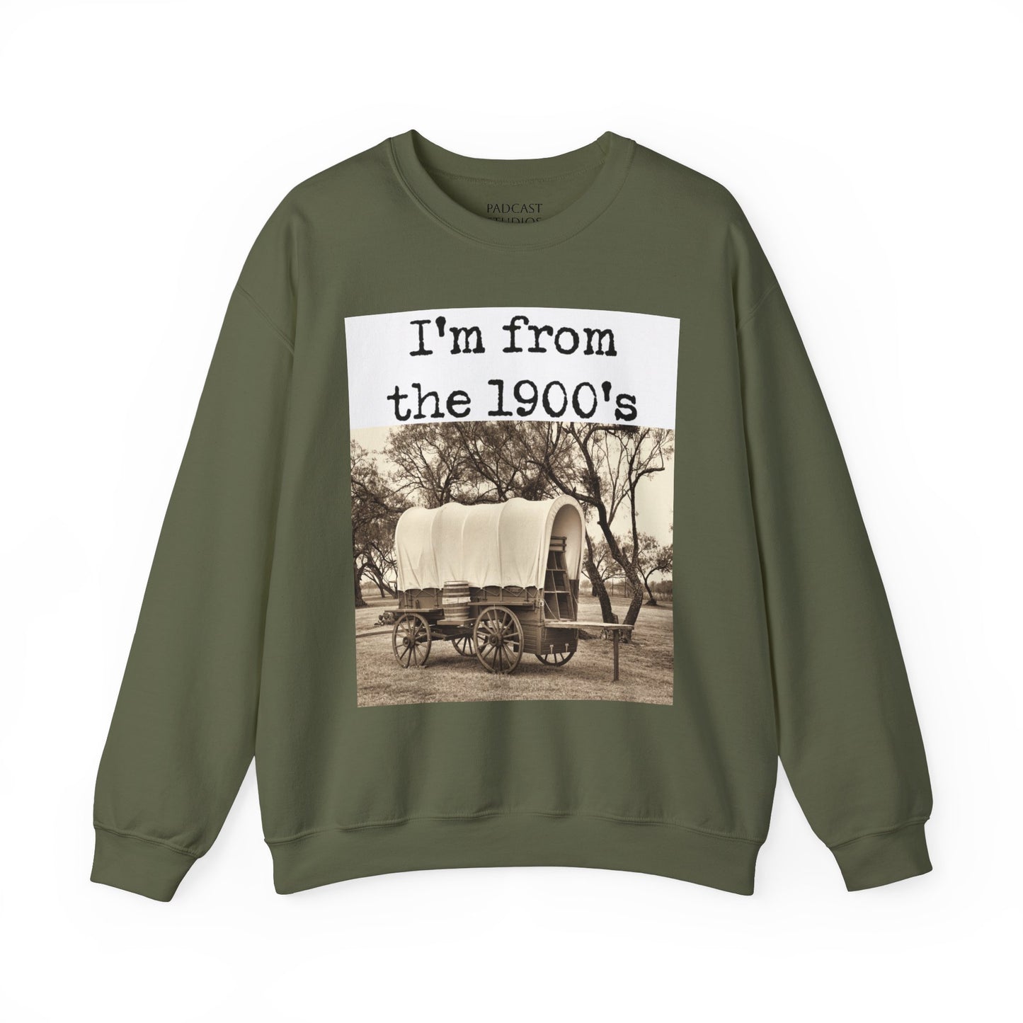 Vintage"I'm from the 1900s" Crewneck Sweatshirt - Unisex Heavy Blend