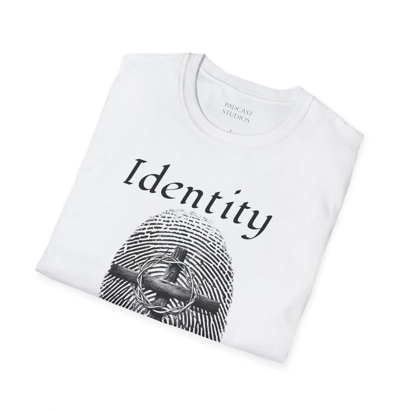Identity -Fingerprint Design-Unisex Softstyle T-Shirt
