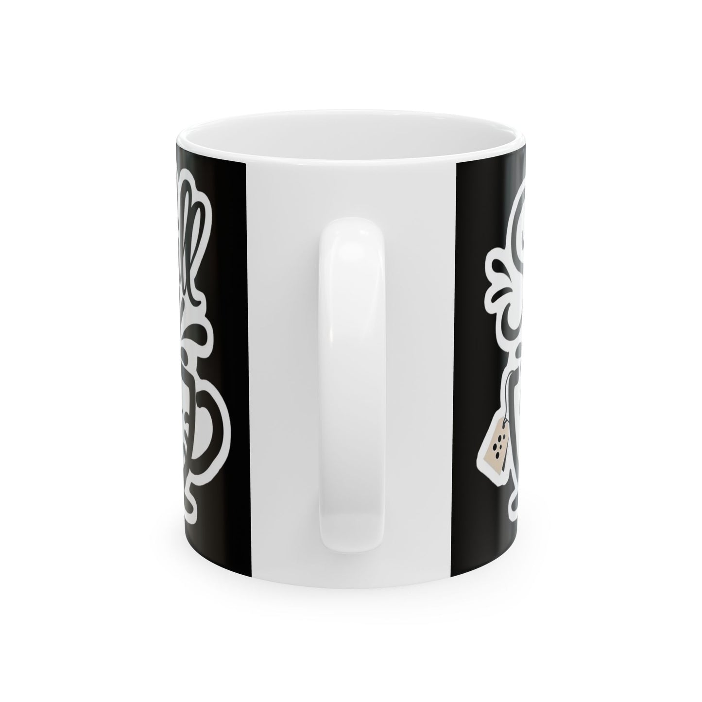 Spill It, Cute Coffee Lover's Ceramic Mug - Funny Tea Mug, Home Decor, Office Supplies, Humor Merch, Gift Idea