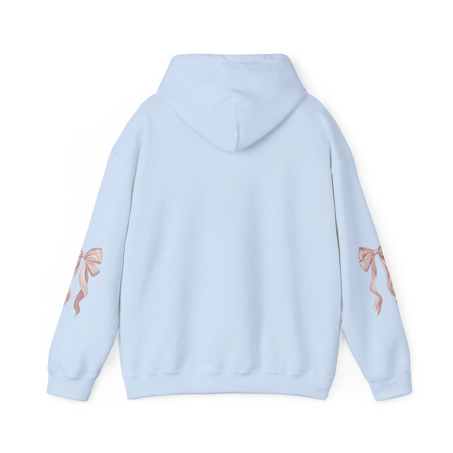 Coquette Bow Hoodie, Pink Ribbon Sweatshirt, Gift for Her, Comfy Pullover, Cute Jumper, Warm Hoody