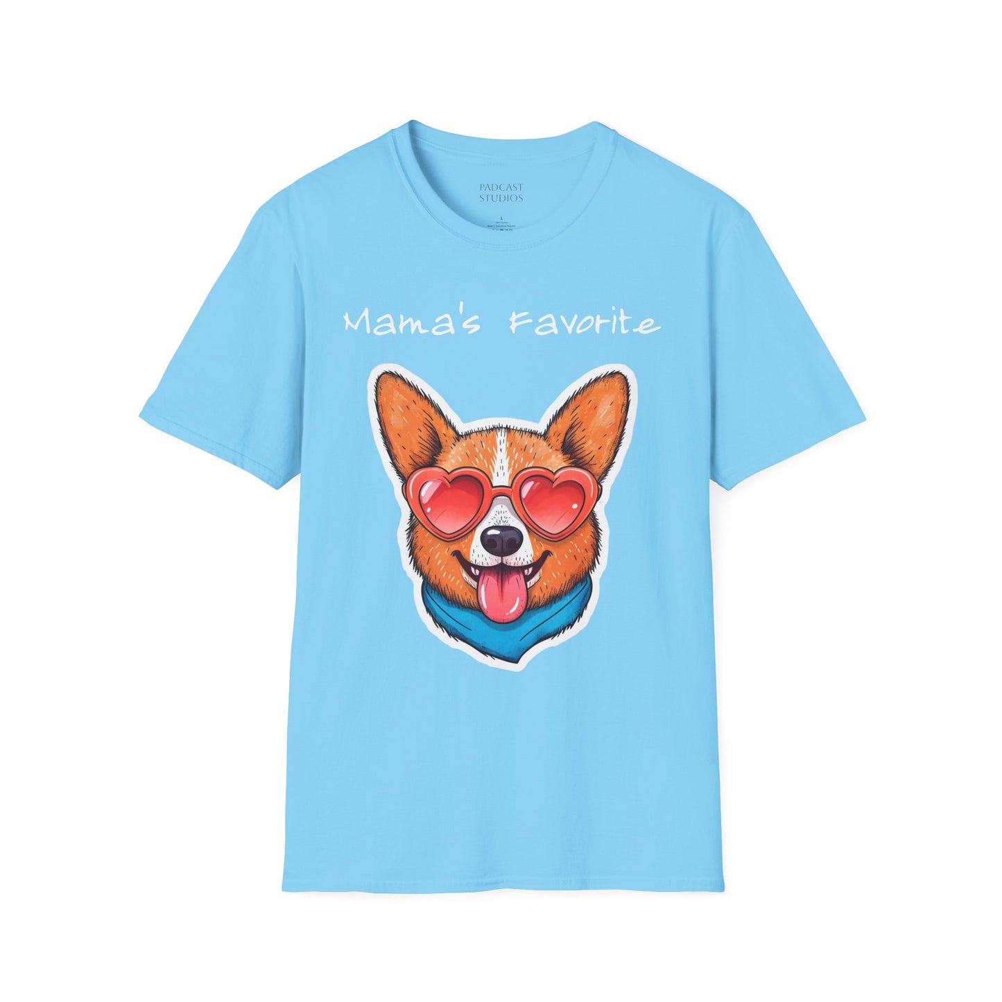 Mama's Favorite -Corgi T-Shirt | Unisex Softstyle Tee for Dog Lovers