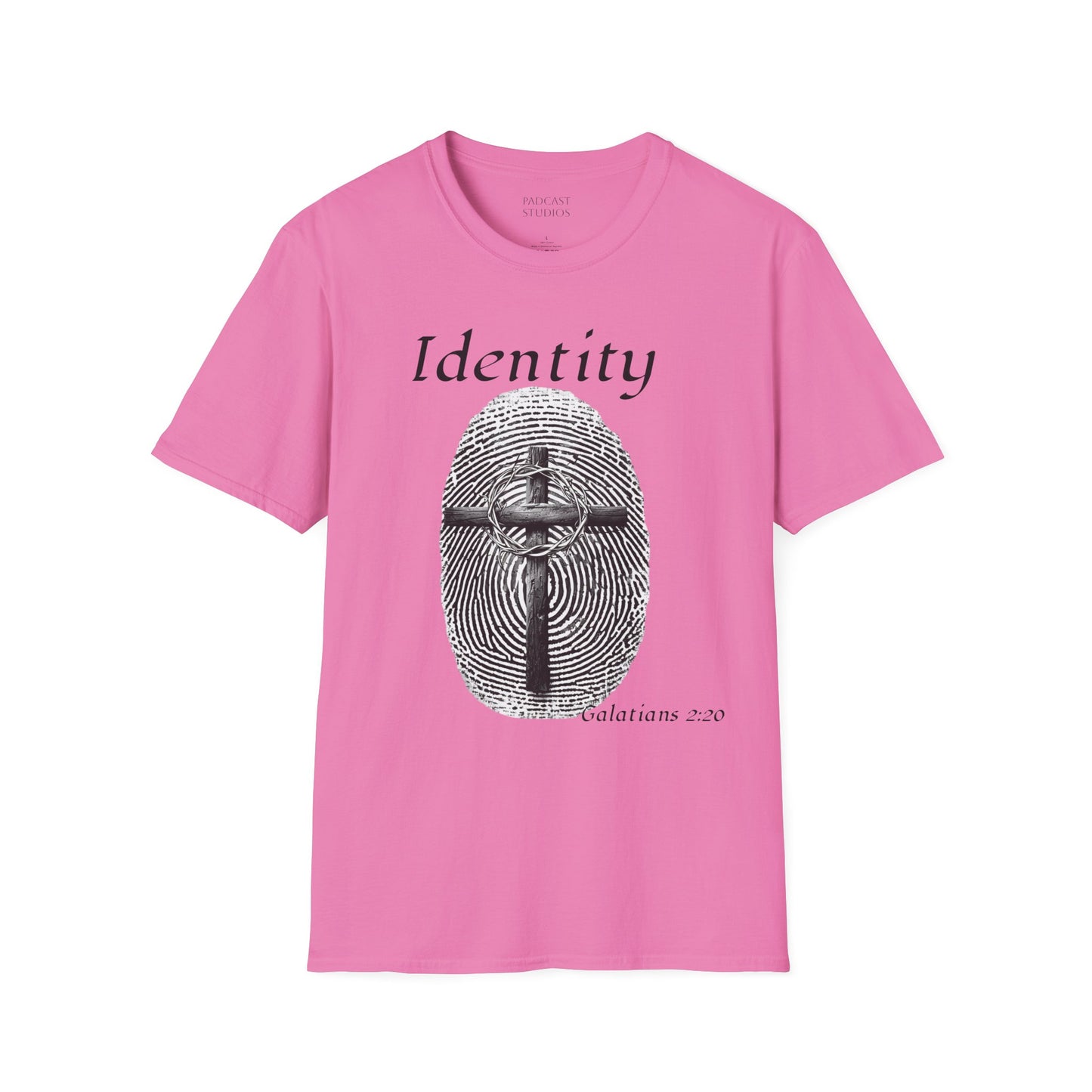Identity -Fingerprint Design-Unisex Softstyle T-Shirt