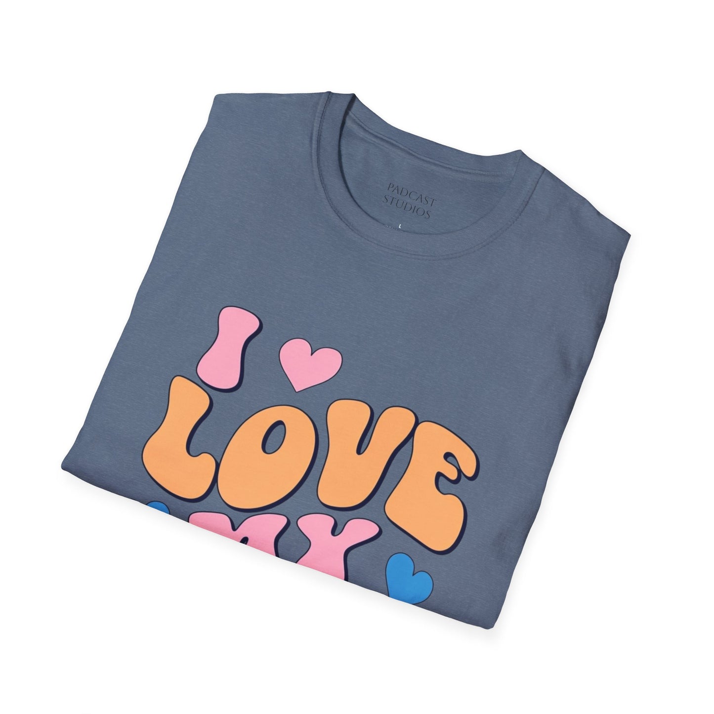 I Love My Students Colorful Teacher Shirt, Unisex Softstyle T-Shirt, Teacher Gift, Back to School Tee, Educator Apparel