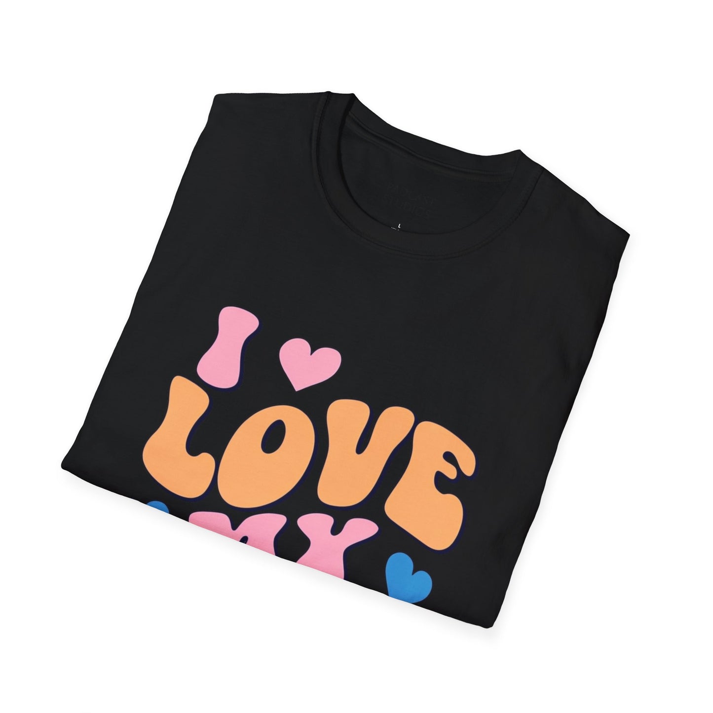 I Love My Students Colorful Teacher Shirt, Unisex Softstyle T-Shirt, Teacher Gift, Back to School Tee, Educator Apparel