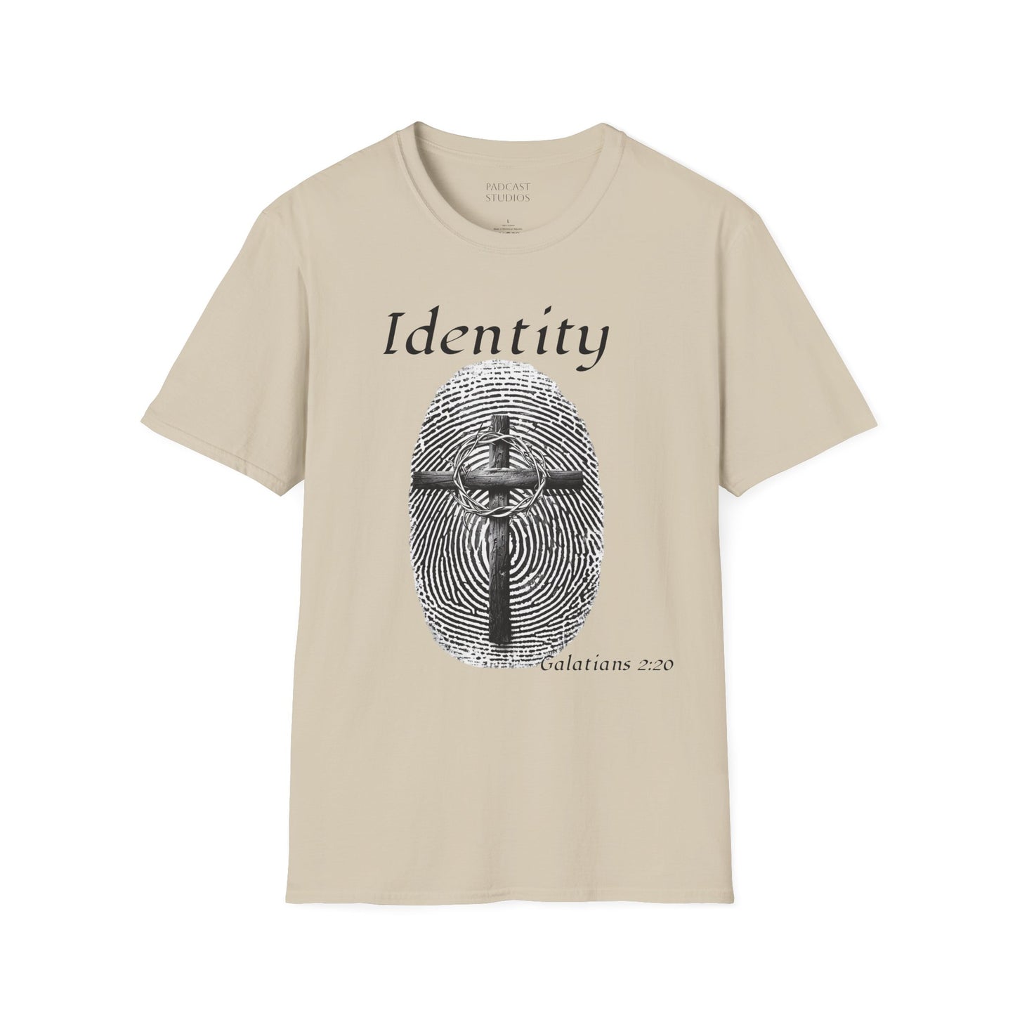 Identity -Fingerprint Design-Unisex Softstyle T-Shirt