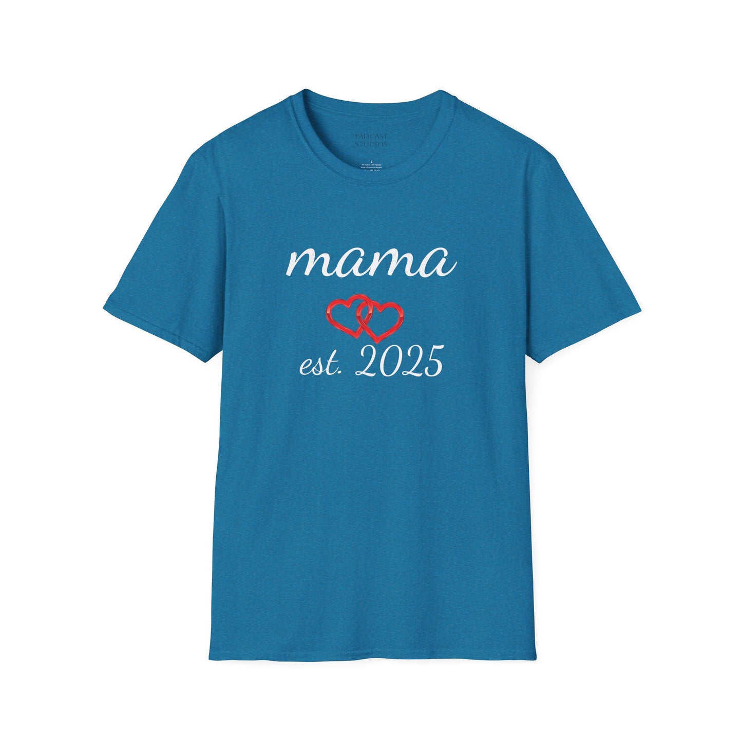 Mama Hearts Established 2025 Unisex Softstyle T-Shirt