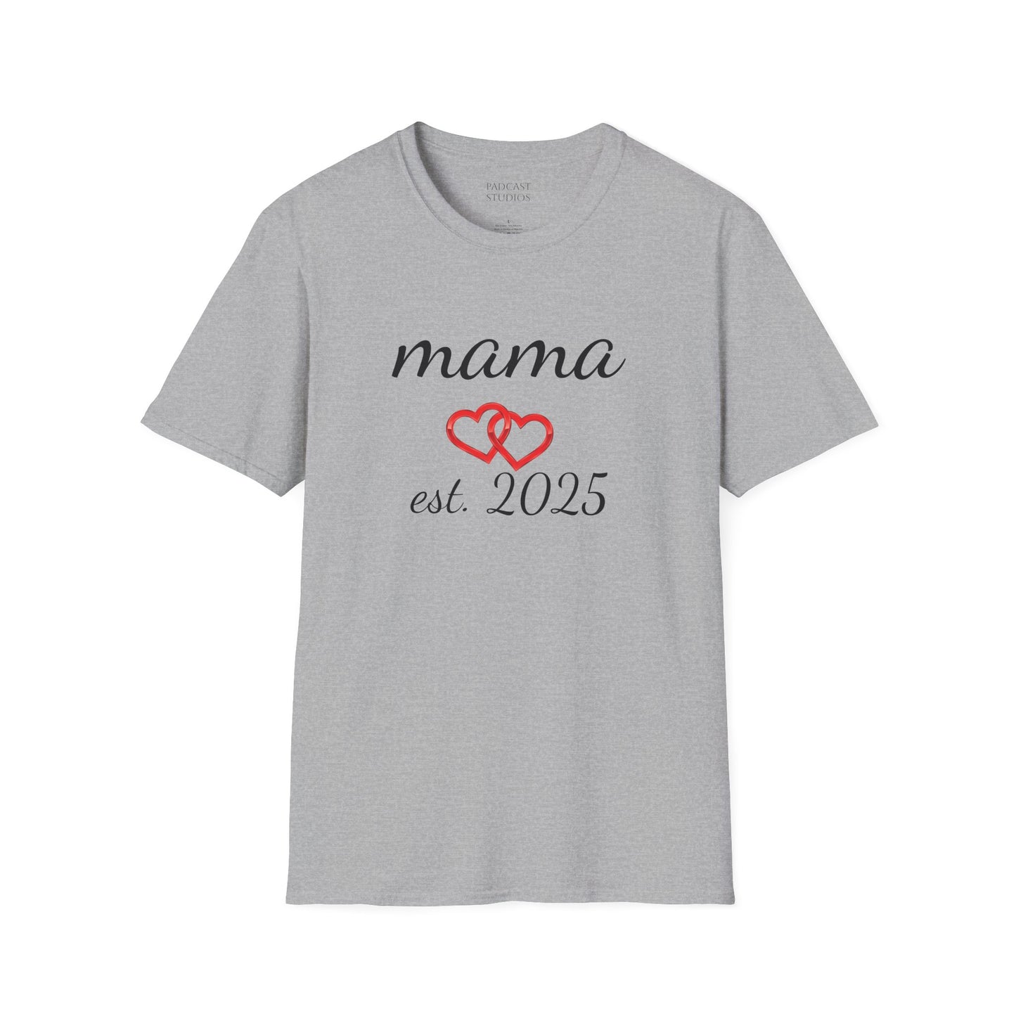 Mama Hearts Established 2025 Unisex Softstyle T-Shirt