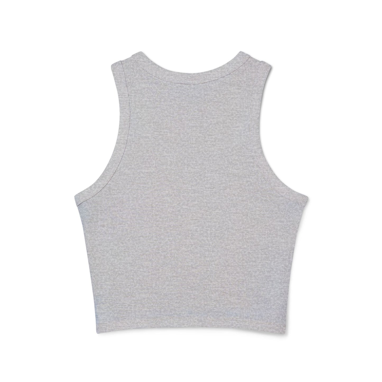 Holy Yoga Micro Rib Racer Tank Top - Christian Yoga Apparel, Workout Top, Fitness Gift, Jesus Follower Activewear