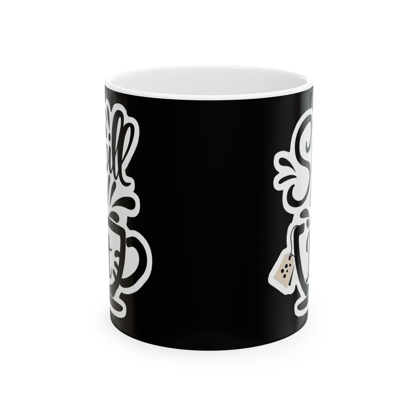 Spill It, Cute Coffee Lover's Ceramic Mug - Funny Tea Mug, Home Decor, Office Supplies, Humor Merch, Gift Idea
