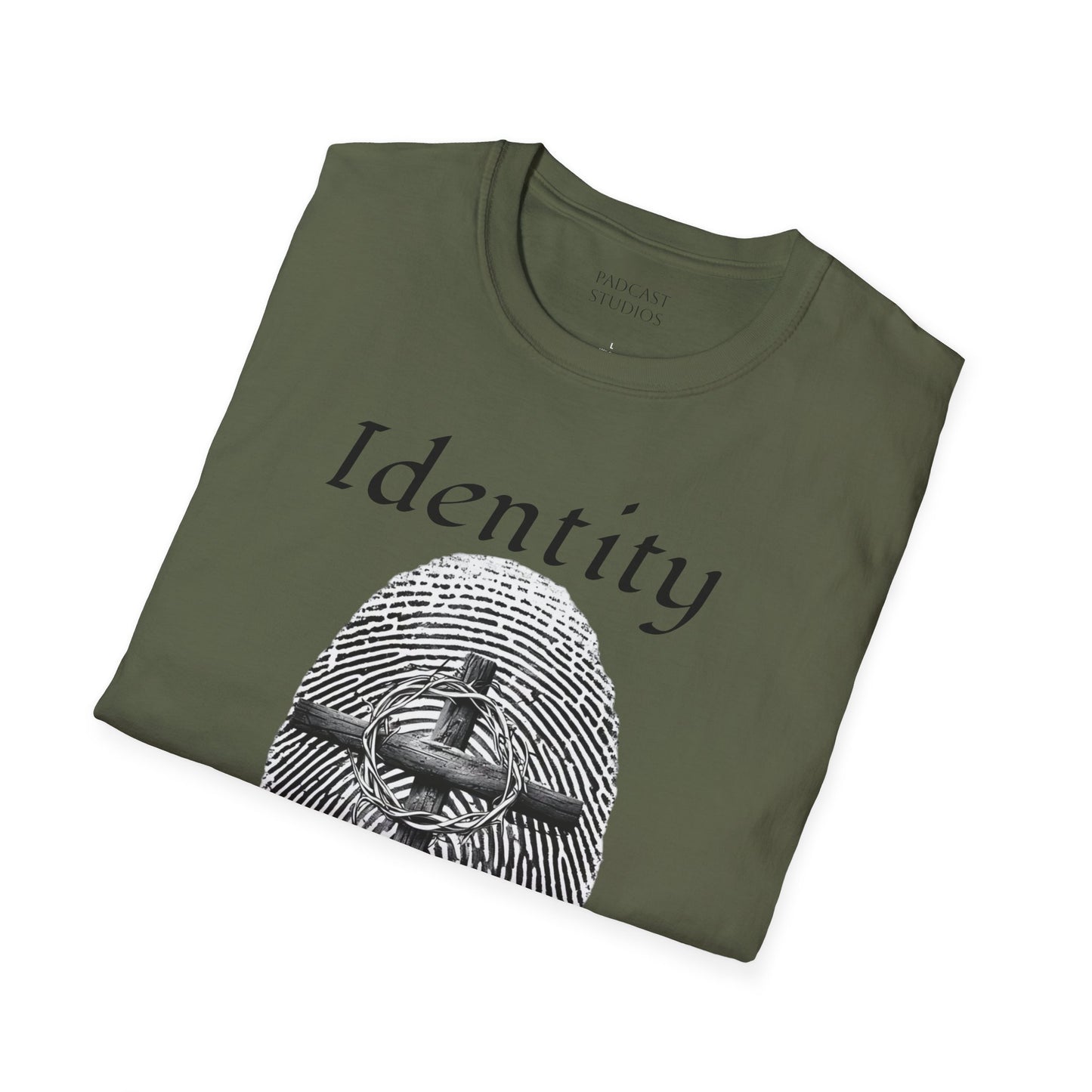 Identity -Fingerprint Design-Unisex Softstyle T-Shirt