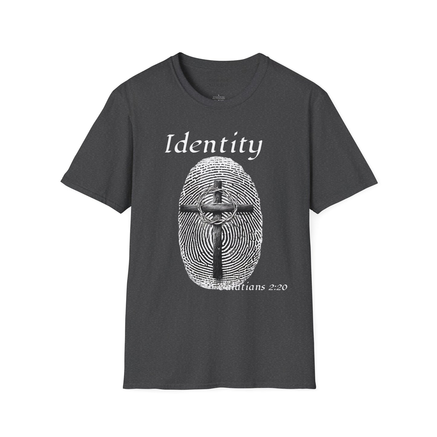 Identity -Fingerprint Design-Unisex Softstyle T-Shirt