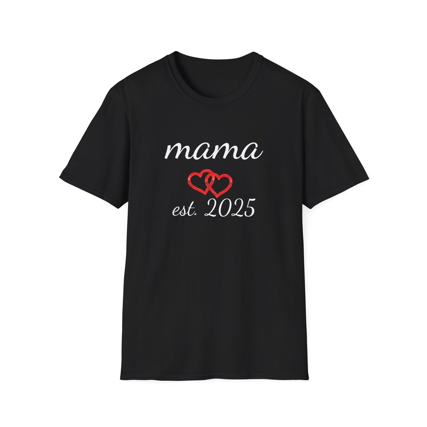 Mama Hearts Established 2025 Unisex Softstyle T-Shirt