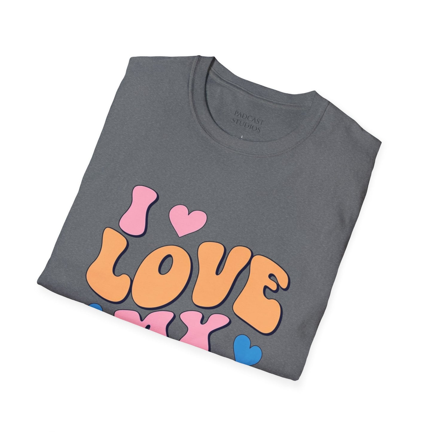 I Love My Students Colorful Teacher Shirt, Unisex Softstyle T-Shirt, Teacher Gift, Back to School Tee, Educator Apparel