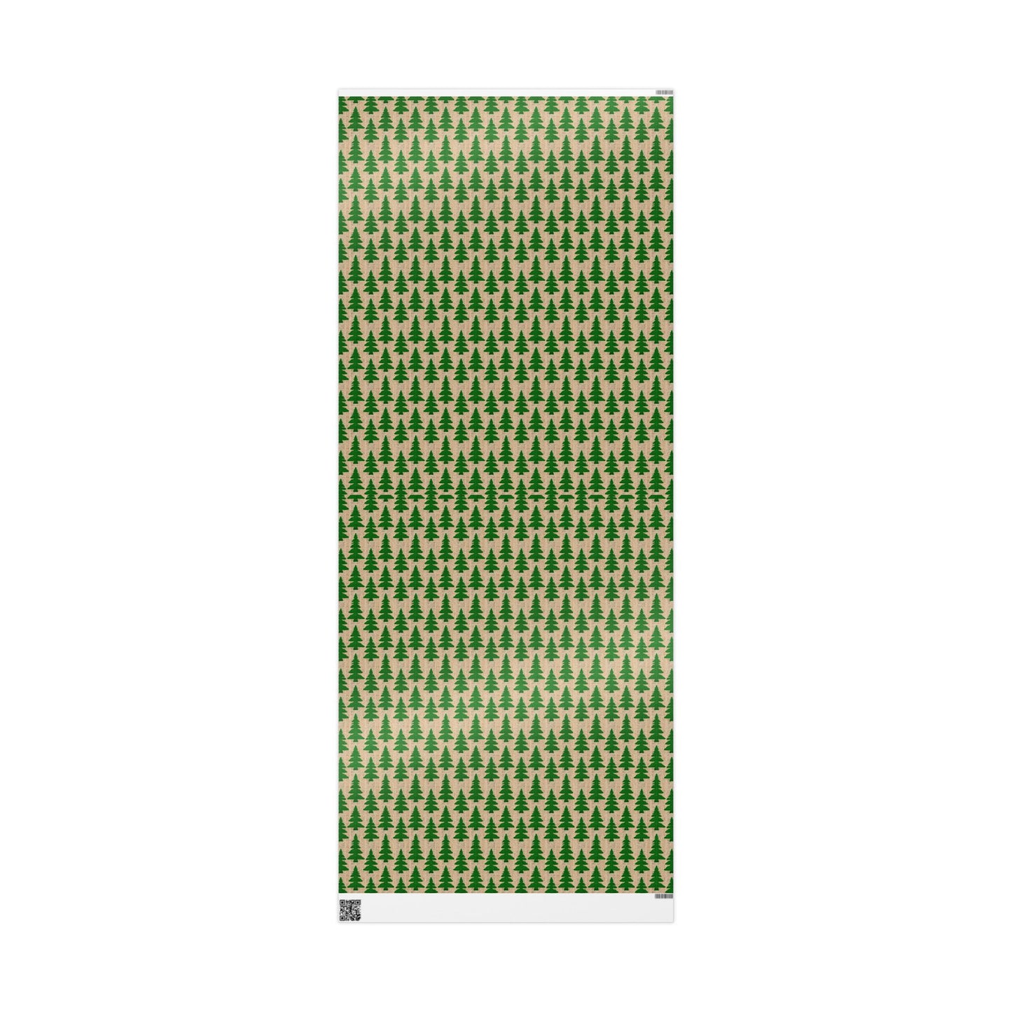 Festive Knit Tree Wrapping Paper - Eco-Friendly Holiday Gift Wrap