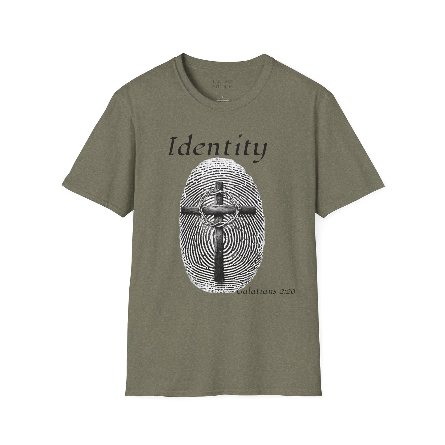 Identity -Fingerprint Design-Unisex Softstyle T-Shirt