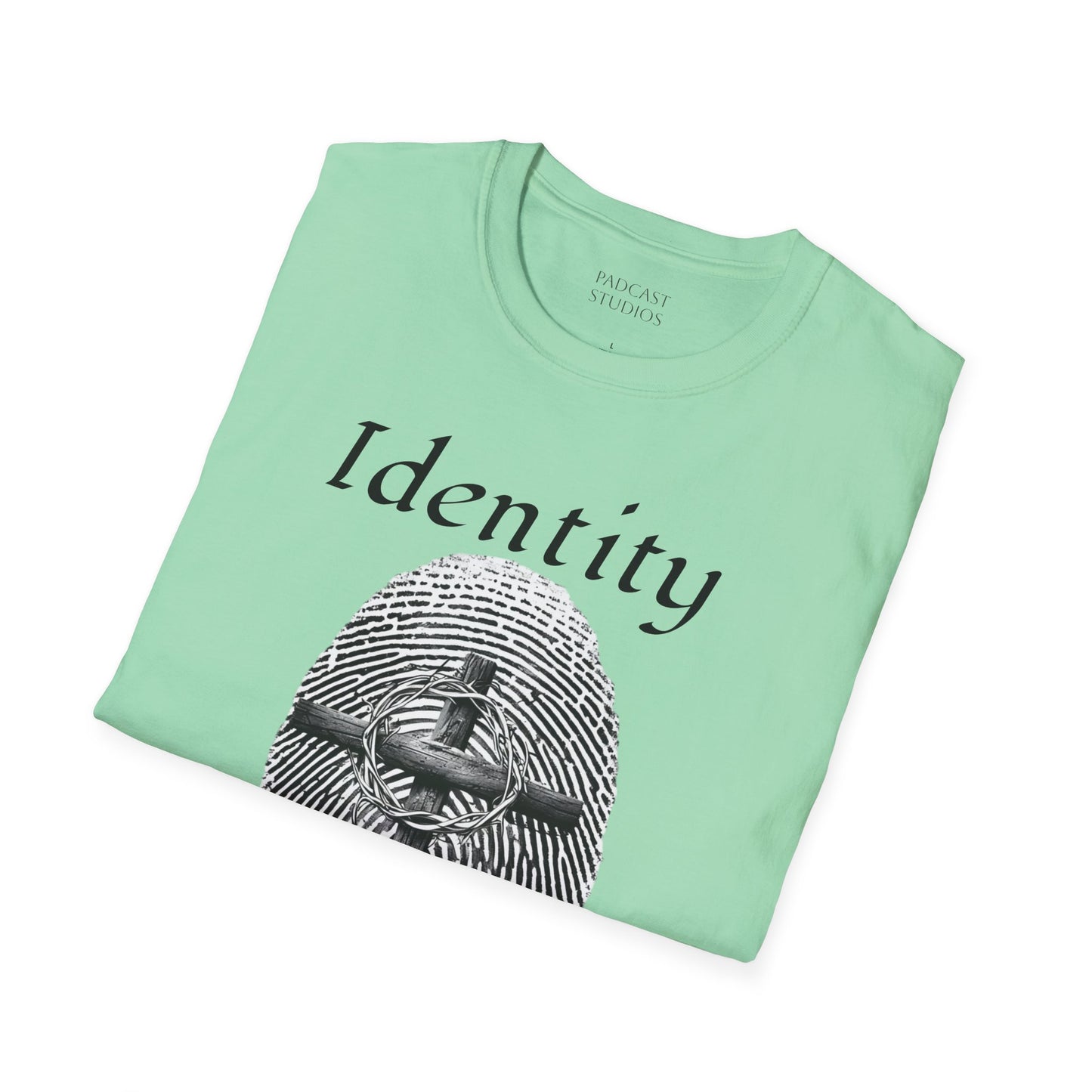 Identity -Fingerprint Design-Unisex Softstyle T-Shirt