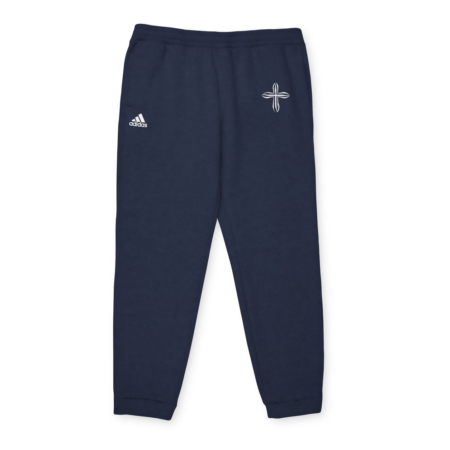 Cross Symbol Joggers, Comfortable Unisex Fleece Pants - Casual & Stylish Athleisure Wear