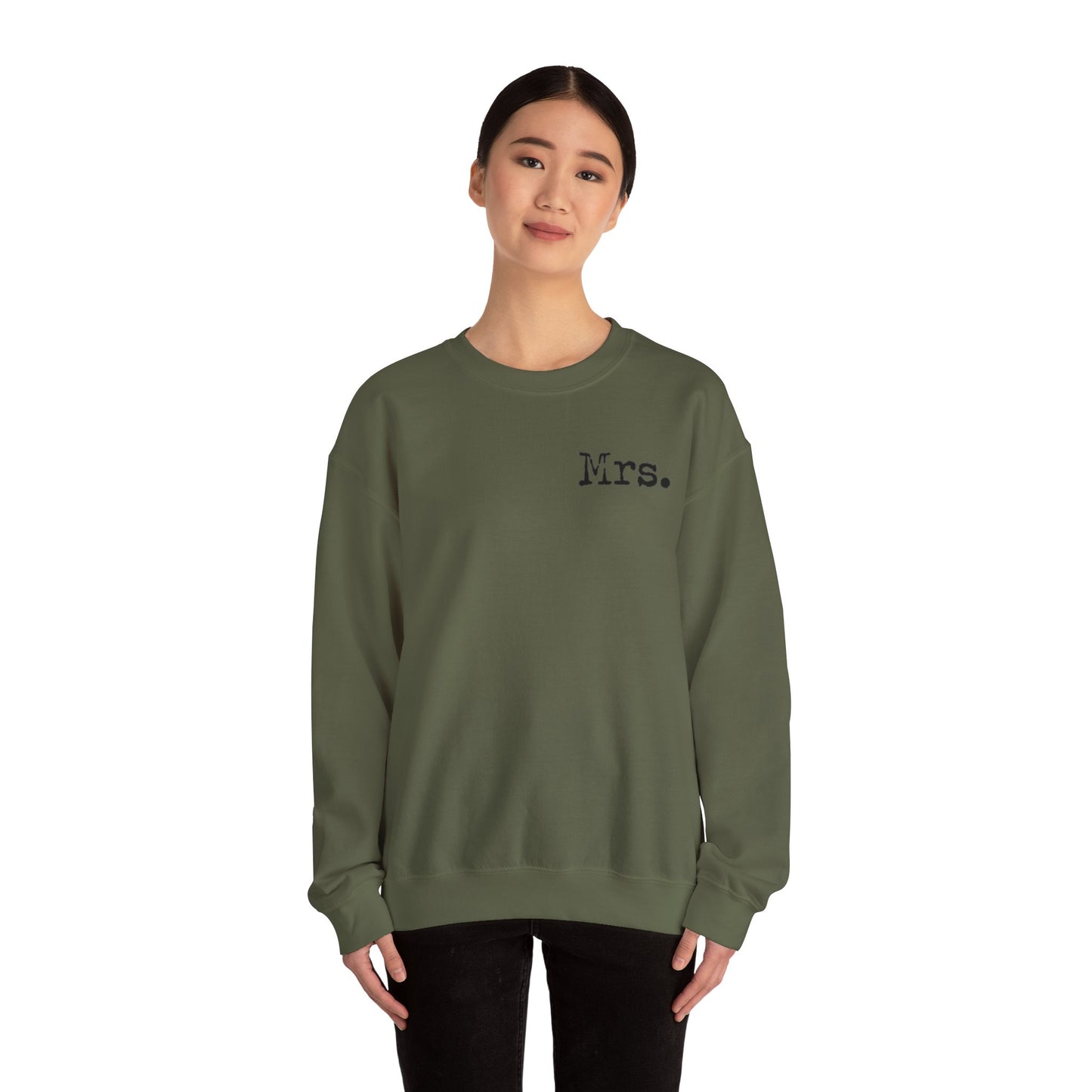 Mrs. Established 2025 Unisex Crewneck Sweatshirt | Perfect Wedding Gift