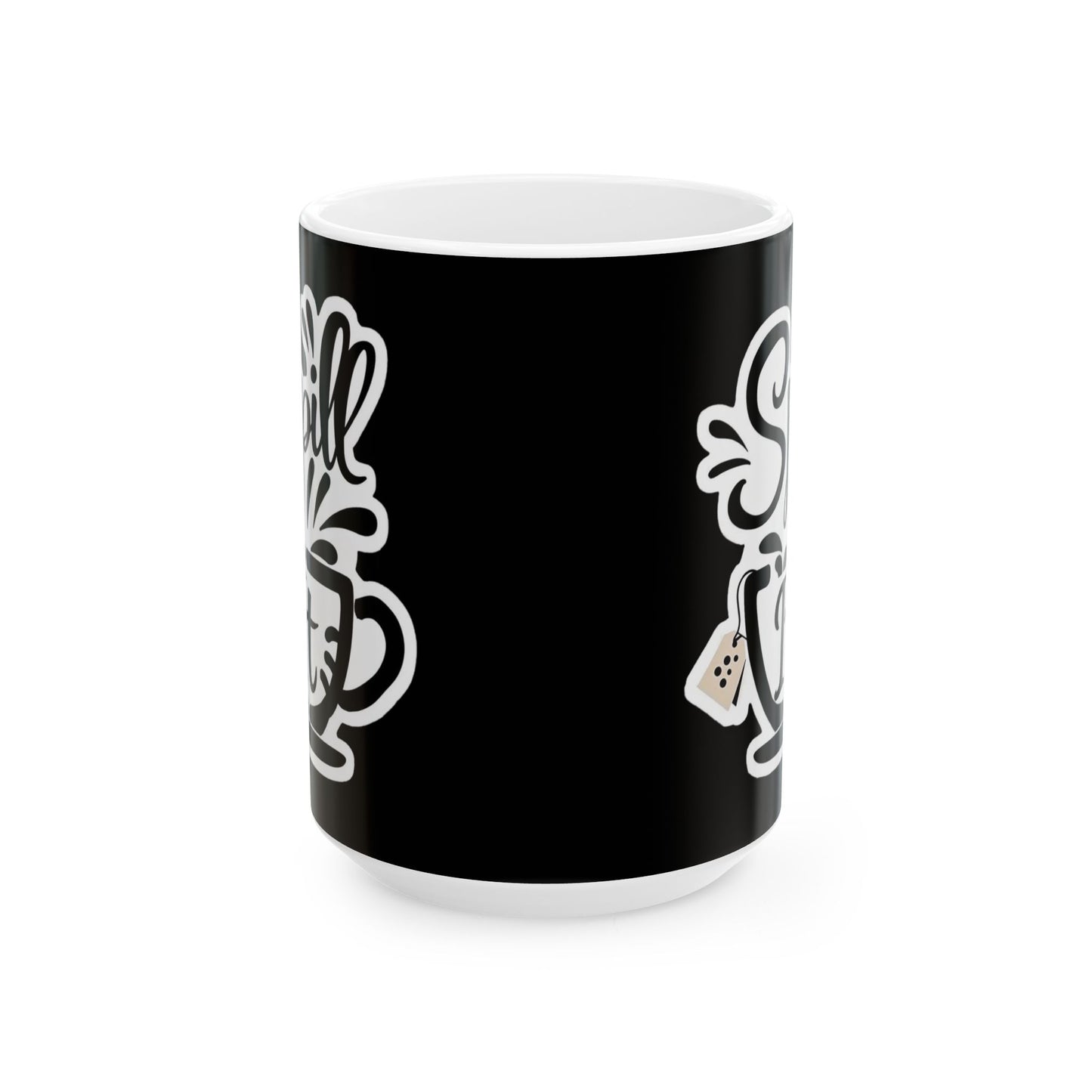 Spill It, Cute Coffee Lover's Ceramic Mug - Funny Tea Mug, Home Decor, Office Supplies, Humor Merch, Gift Idea