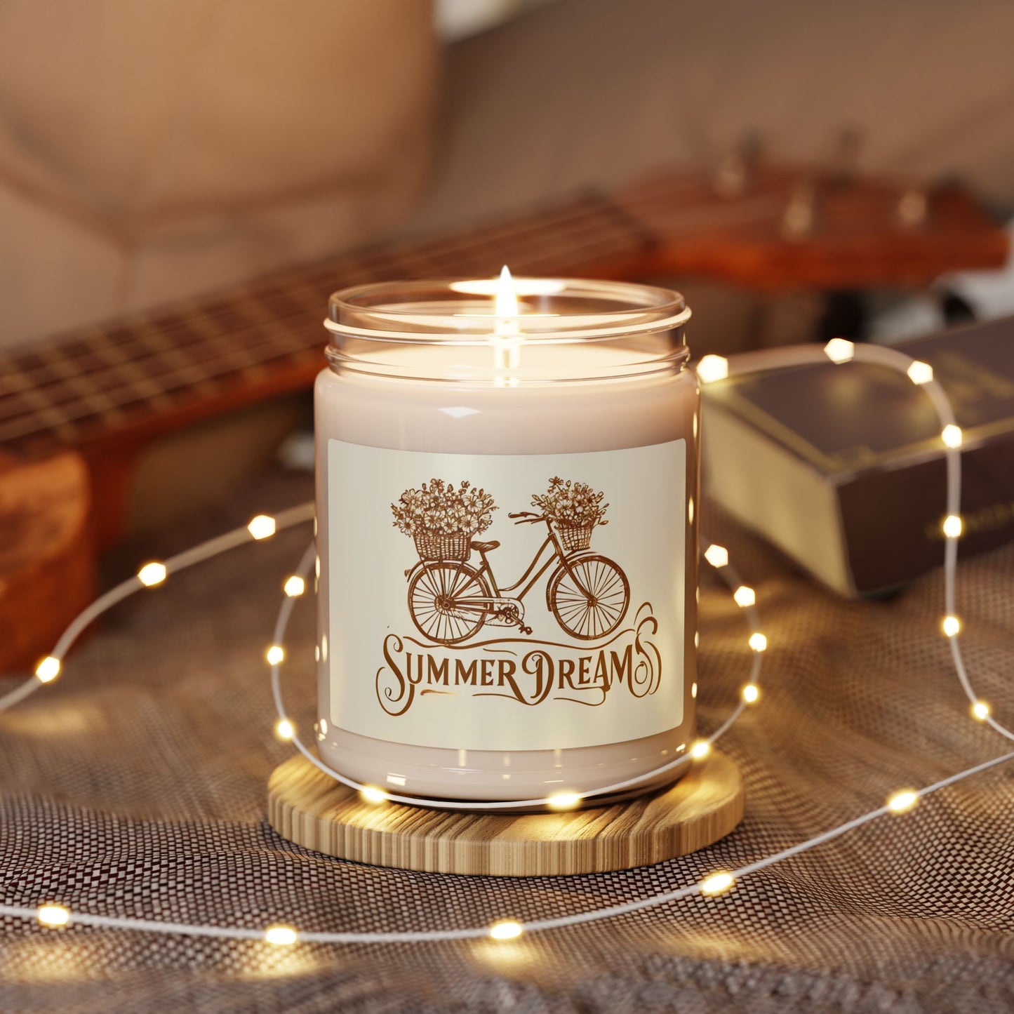 Summer Dreams Scented Soy Candle - 9oz, Perfect for Home Decor and Gifting