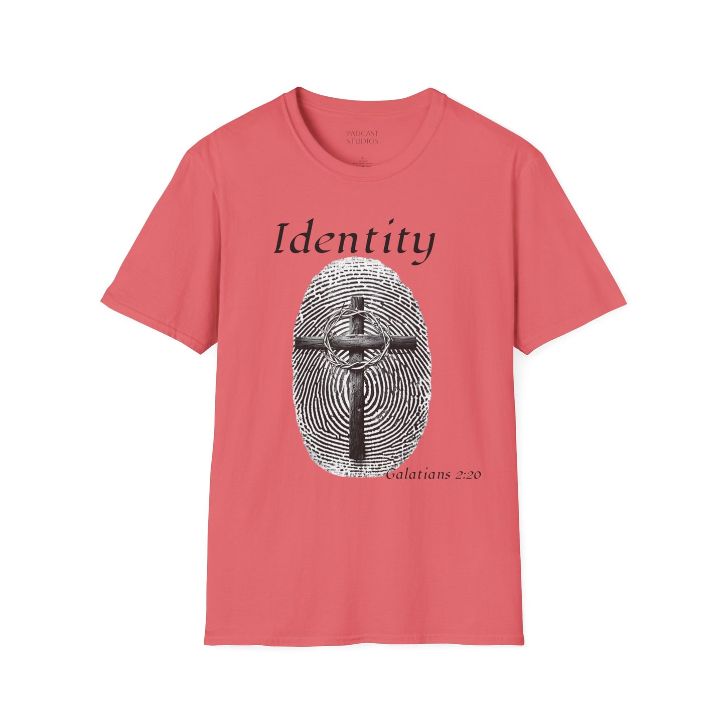 Identity -Fingerprint Design-Unisex Softstyle T-Shirt