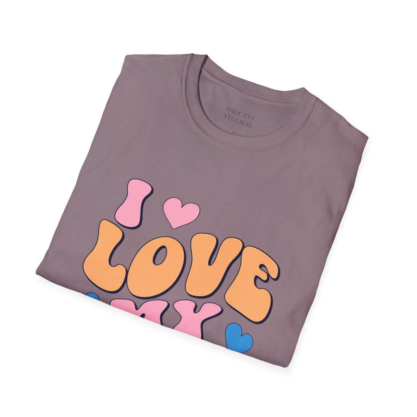 I Love My Students Colorful Teacher Shirt, Unisex Softstyle T-Shirt, Teacher Gift, Back to School Tee, Educator Apparel