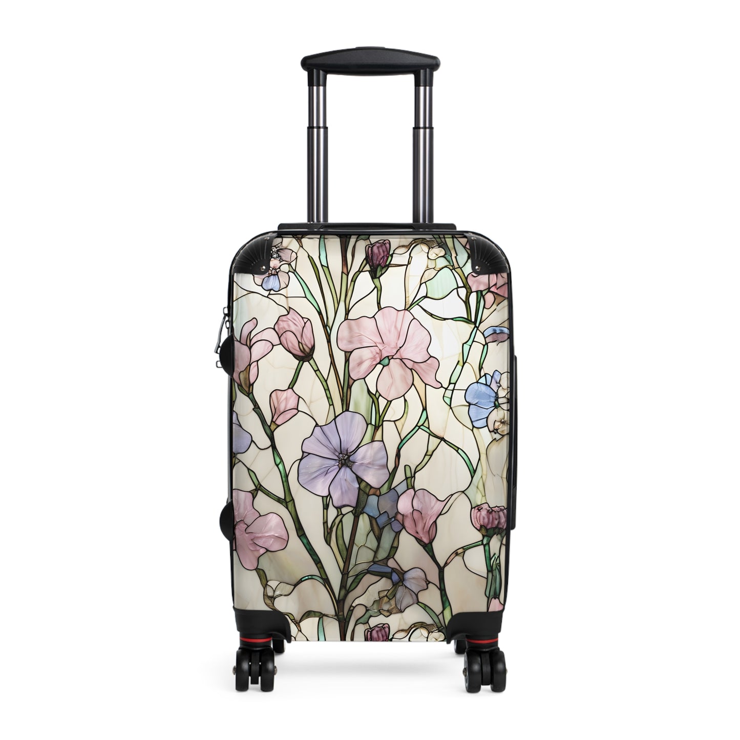 Floral Design Suitcase – Elegant Travel Gear for Adventure Lovers