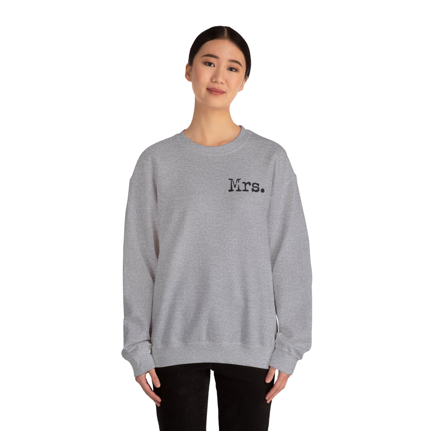 Mrs. Established 2025 Unisex Crewneck Sweatshirt | Perfect Wedding Gift