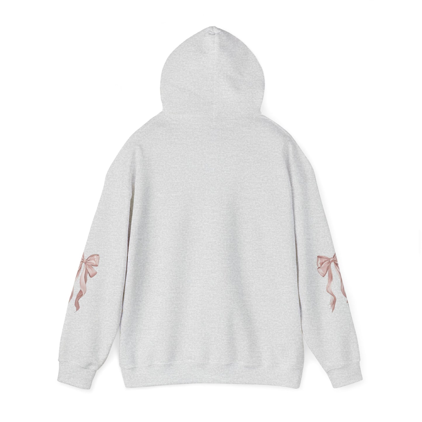 Coquette Bow Hoodie, Pink Ribbon Sweatshirt, Gift for Her, Comfy Pullover, Cute Jumper, Warm Hoody