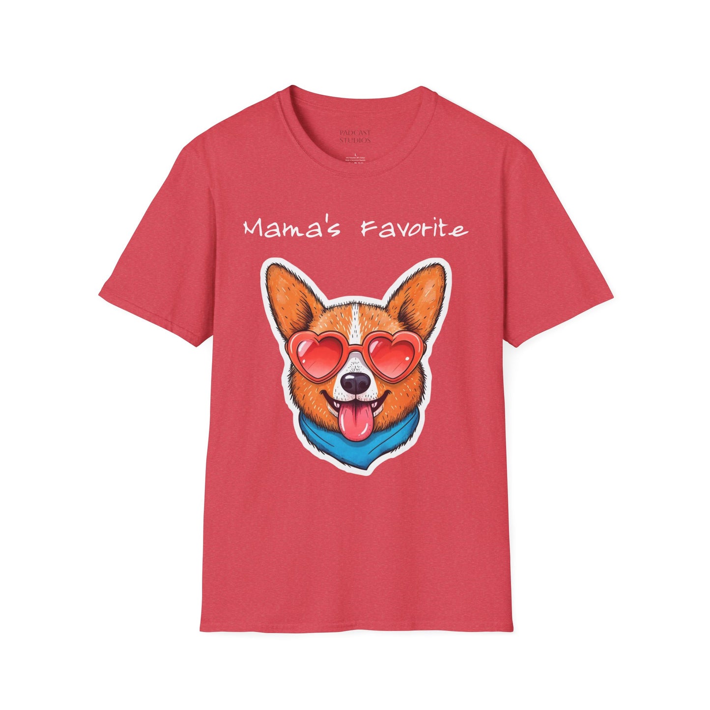 Mama's Favorite -Corgi T-Shirt | Unisex Softstyle Tee for Dog Lovers