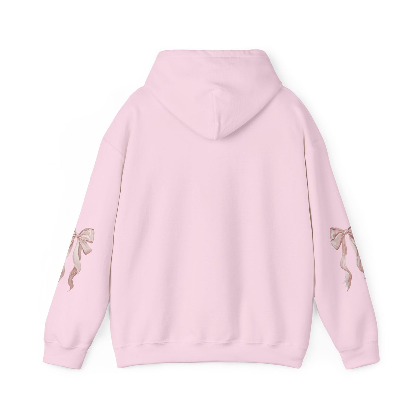 Coquette Bow Hoodie, Pink Ribbon Sweatshirt, Gift for Her, Comfy Pullover, Cute Jumper, Warm Hoody
