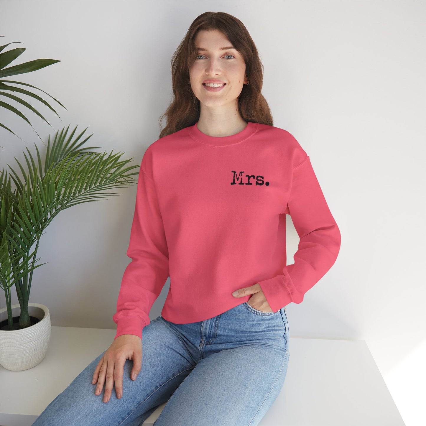 Mrs. Established 2025 Unisex Crewneck Sweatshirt | Perfect Wedding Gift