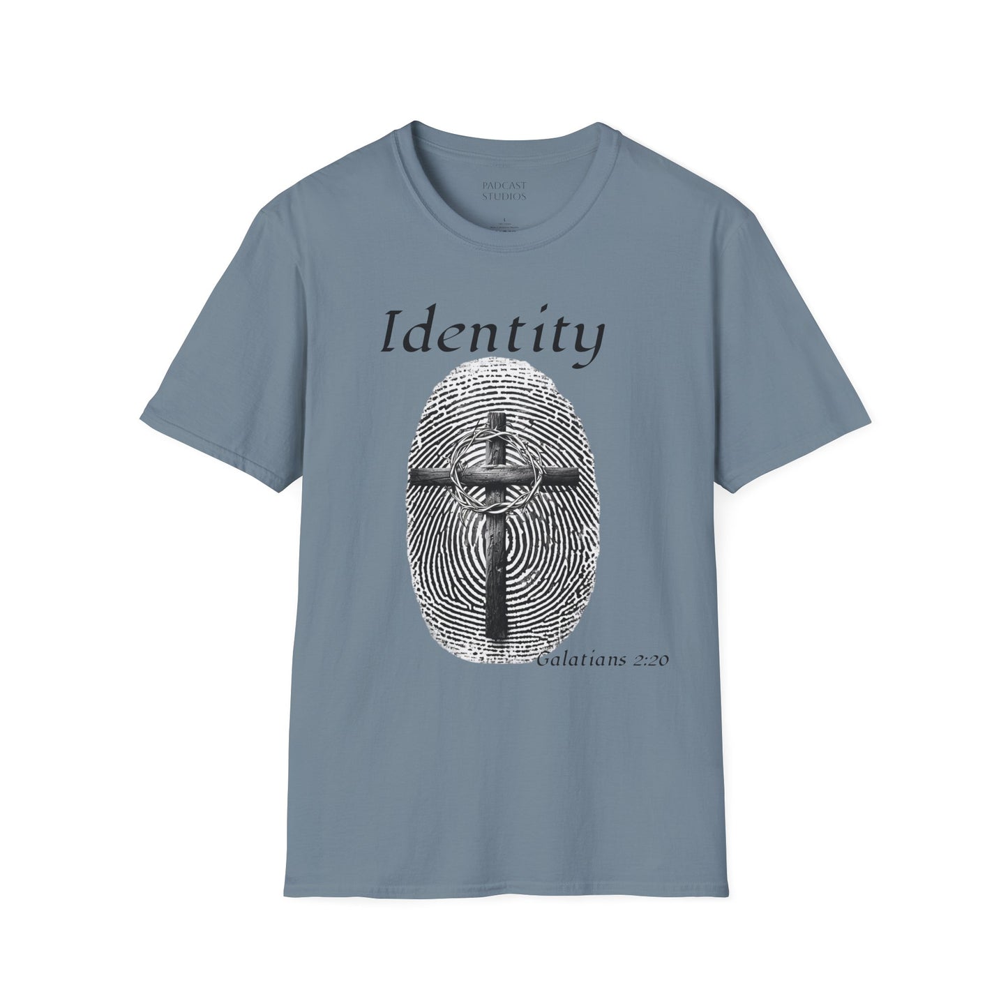 Identity -Fingerprint Design-Unisex Softstyle T-Shirt