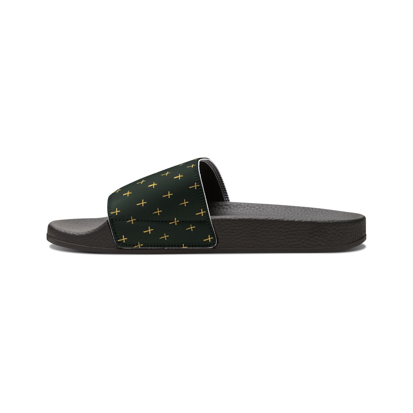 Youth Gold Cross Stylish Removable-Strap Sandals - Fun & Trendy Comfort for Summer