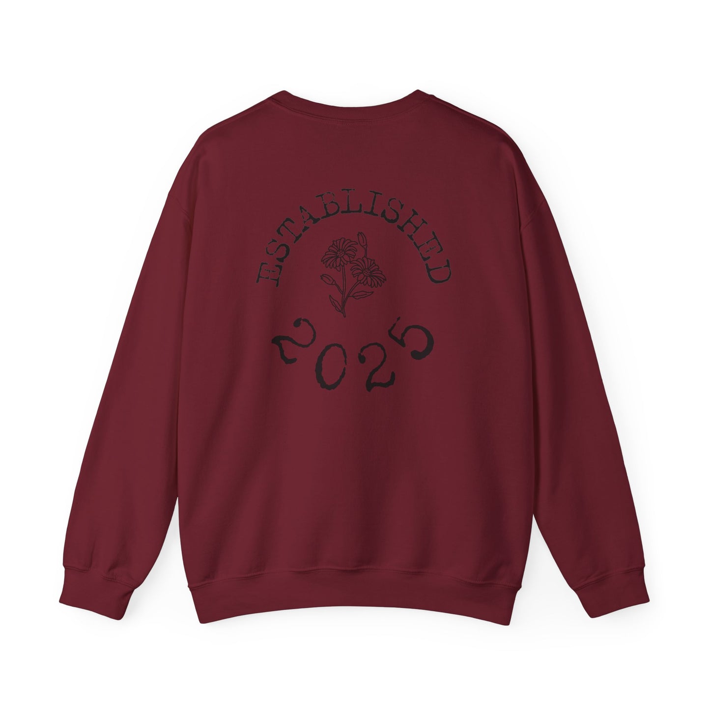 Mrs. Established 2025 Unisex Crewneck Sweatshirt | Perfect Wedding Gift