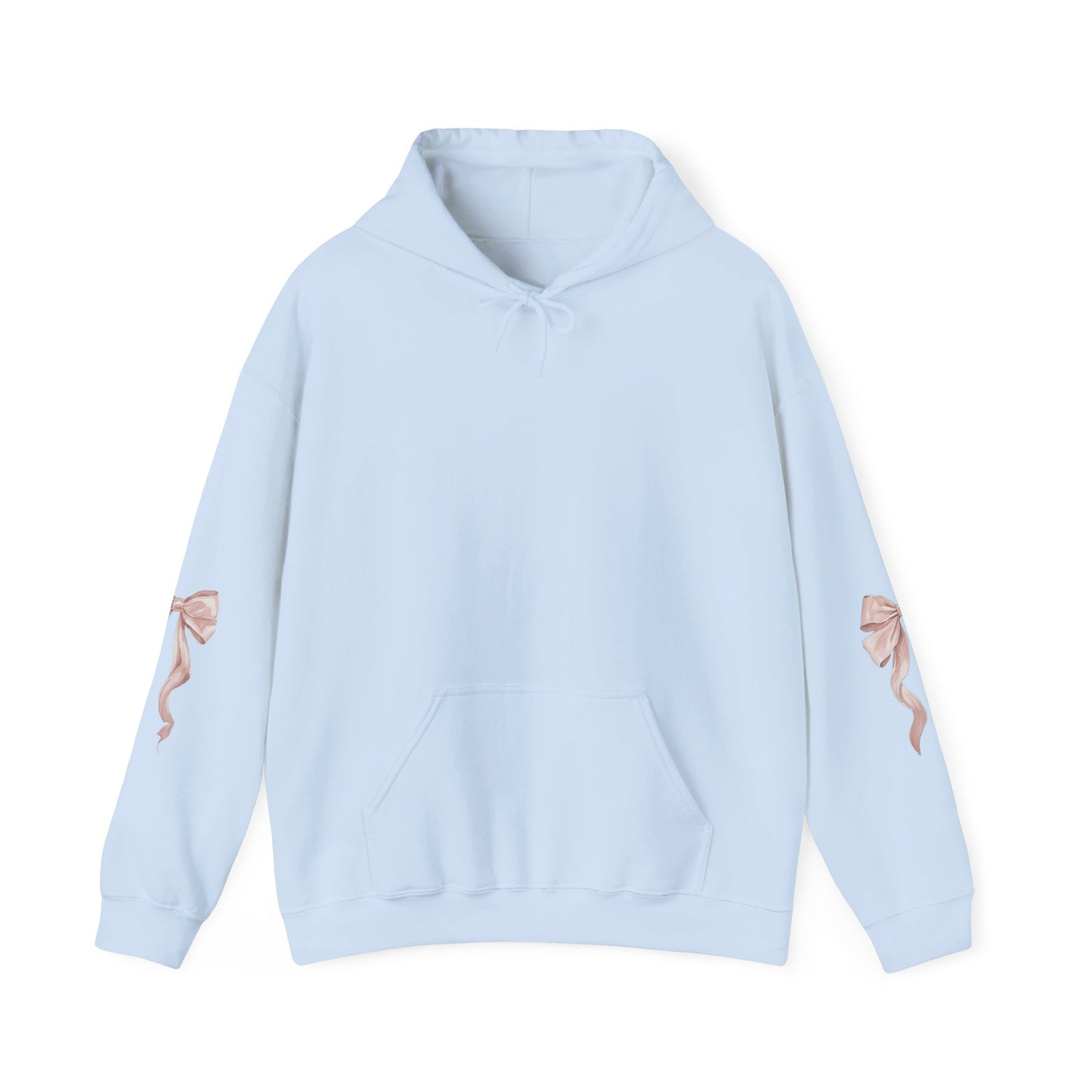 Coquette Bow Hoodie, Pink Ribbon Sweatshirt, Gift for Her, Comfy Pullover, Cute Jumper, Warm Hoody