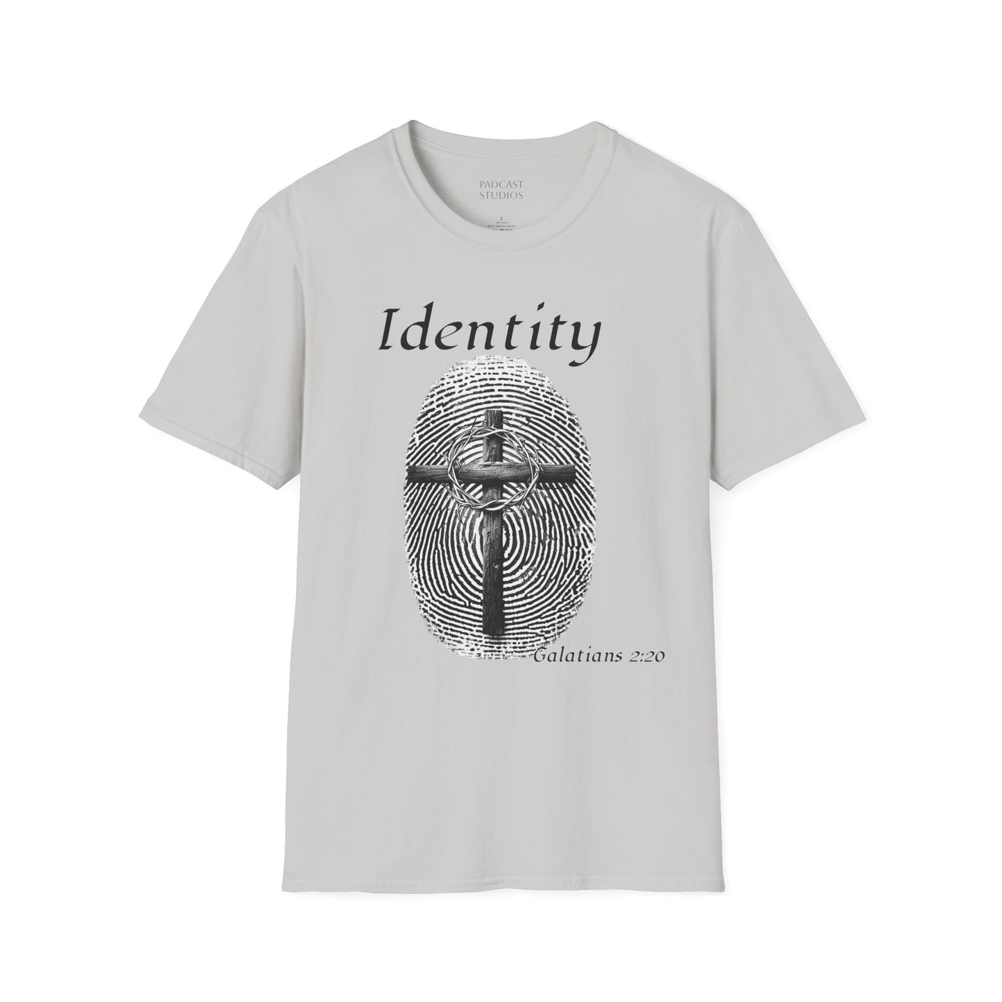 Identity -Fingerprint Design-Unisex Softstyle T-Shirt