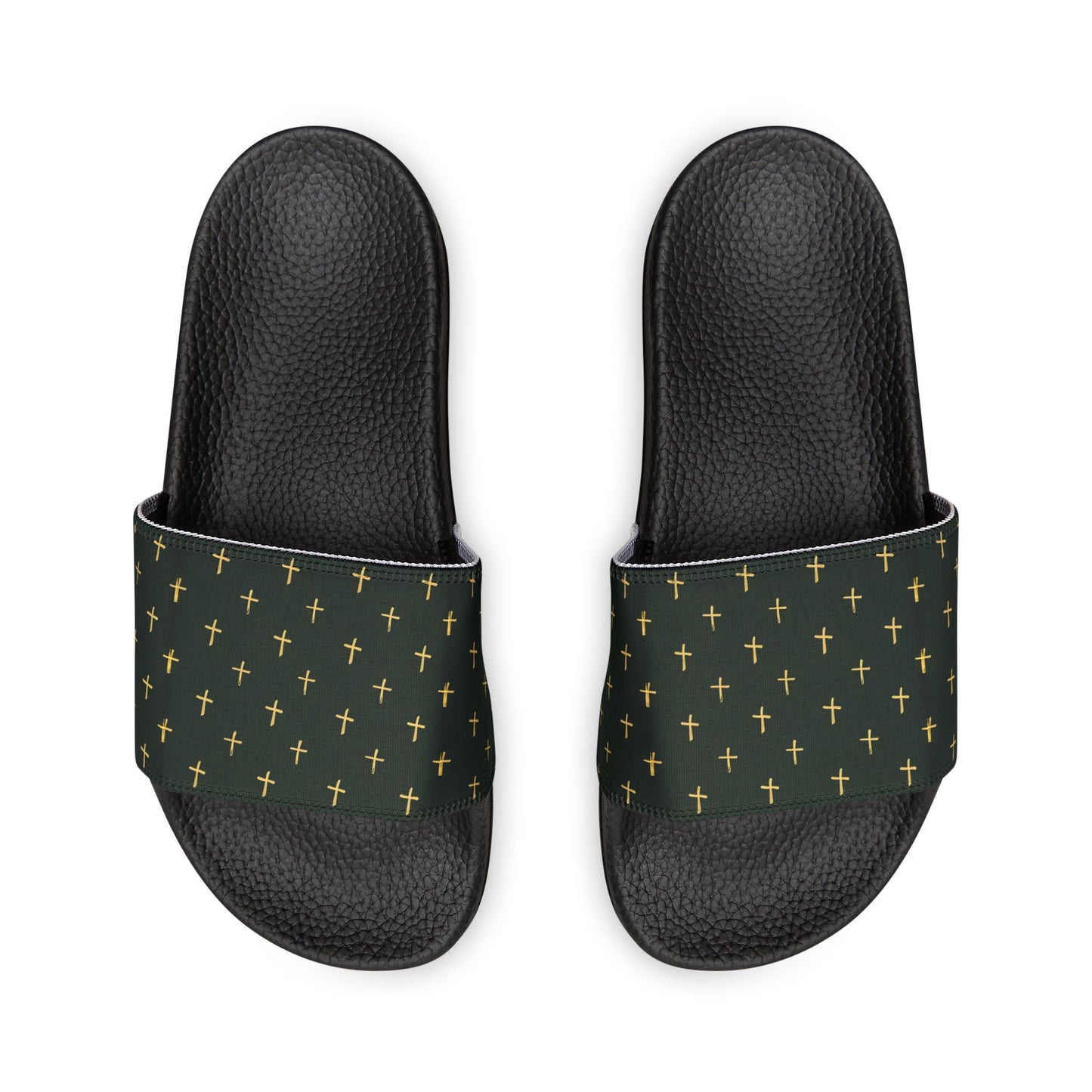 Youth Gold Cross Stylish Removable-Strap Sandals - Fun & Trendy Comfort for Summer