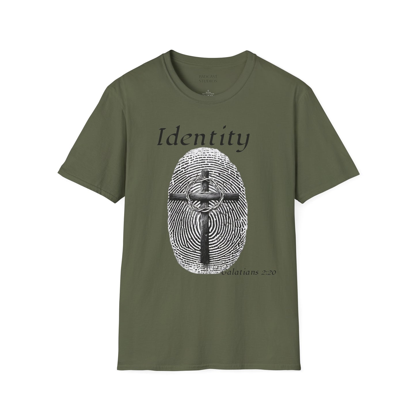 Identity -Fingerprint Design-Unisex Softstyle T-Shirt