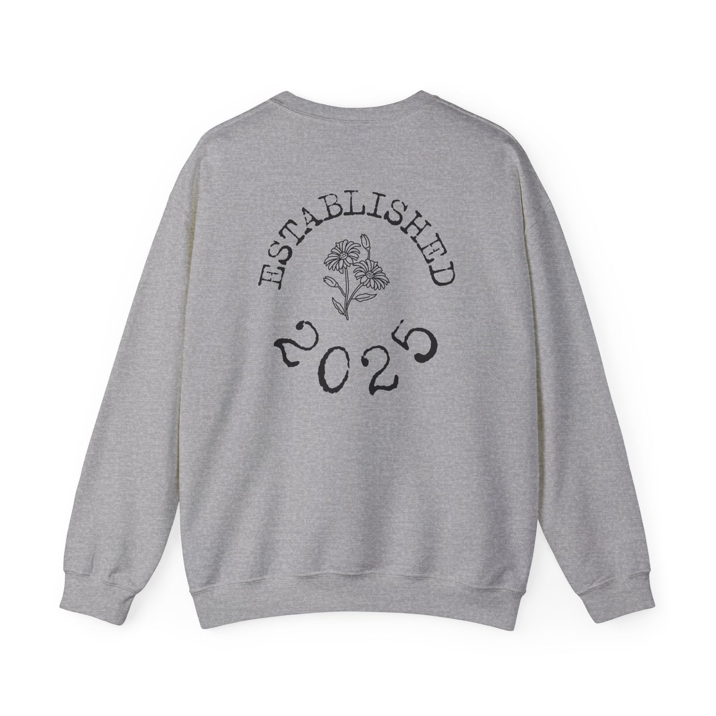 Mrs. Established 2025 Unisex Crewneck Sweatshirt | Perfect Wedding Gift