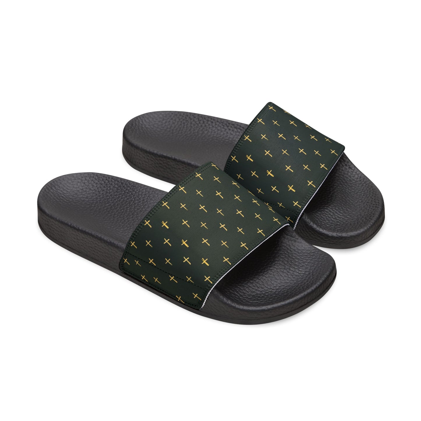 Youth Gold Cross Stylish Removable-Strap Sandals - Fun & Trendy Comfort for Summer