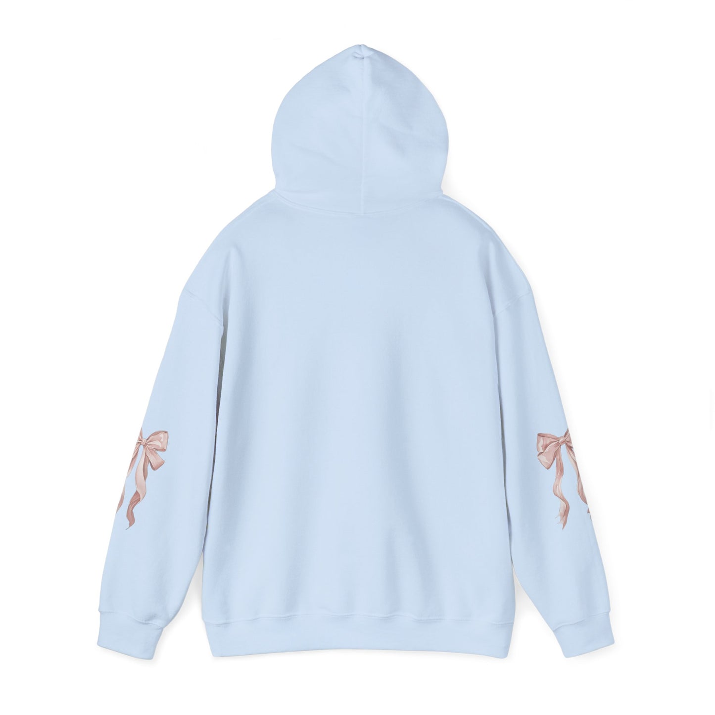 Coquette Bow Hoodie, Pink Ribbon Sweatshirt, Gift for Her, Comfy Pullover, Cute Jumper, Warm Hoody