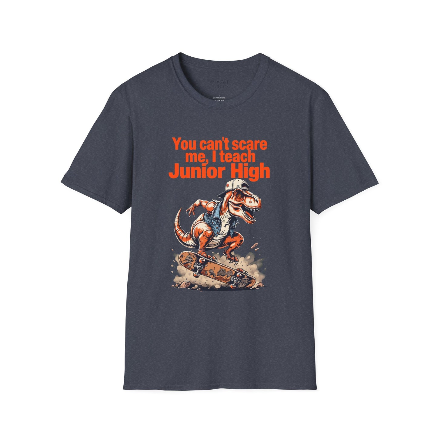 You can't scare me, I teach Junior High, Unisex Softstyle T-Shirt, Teacher Shirt, Back to School Tee, Gift for Educators, Teacher Apparel