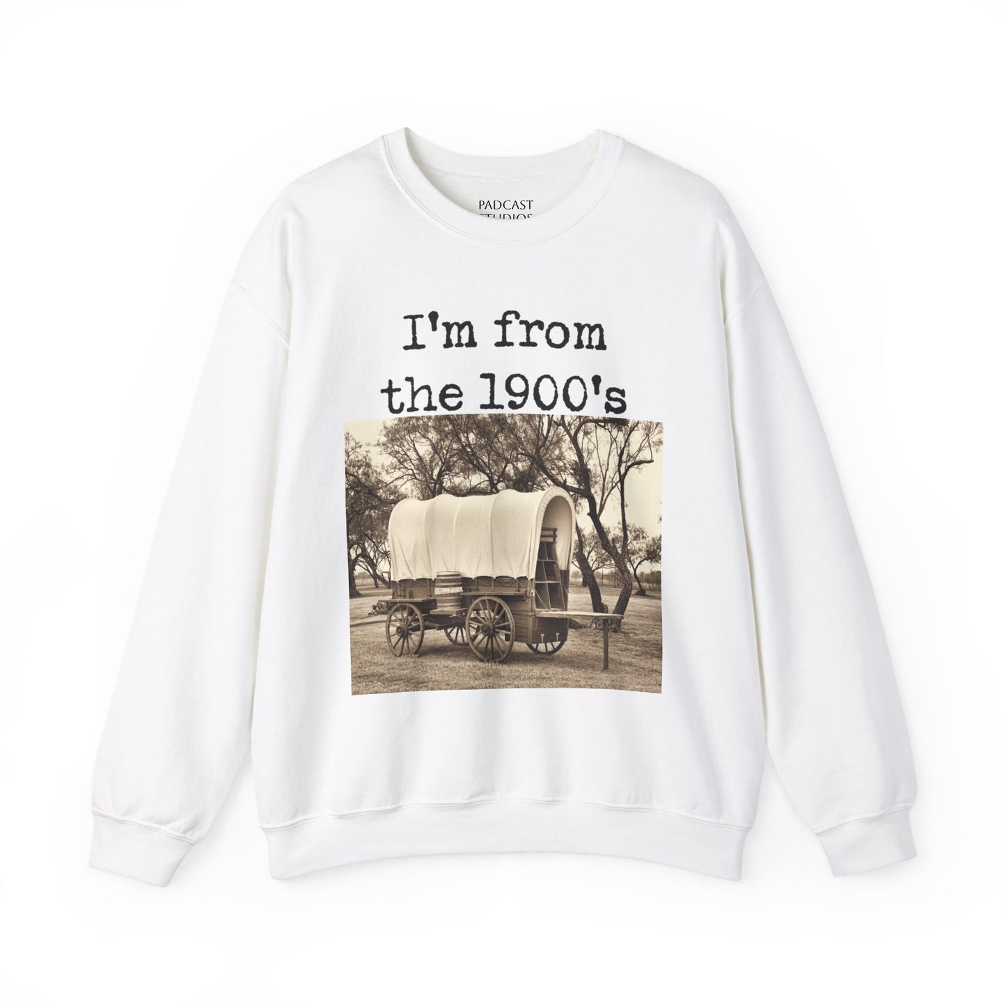 Vintage"I'm from the 1900s" Crewneck Sweatshirt - Unisex Heavy Blend