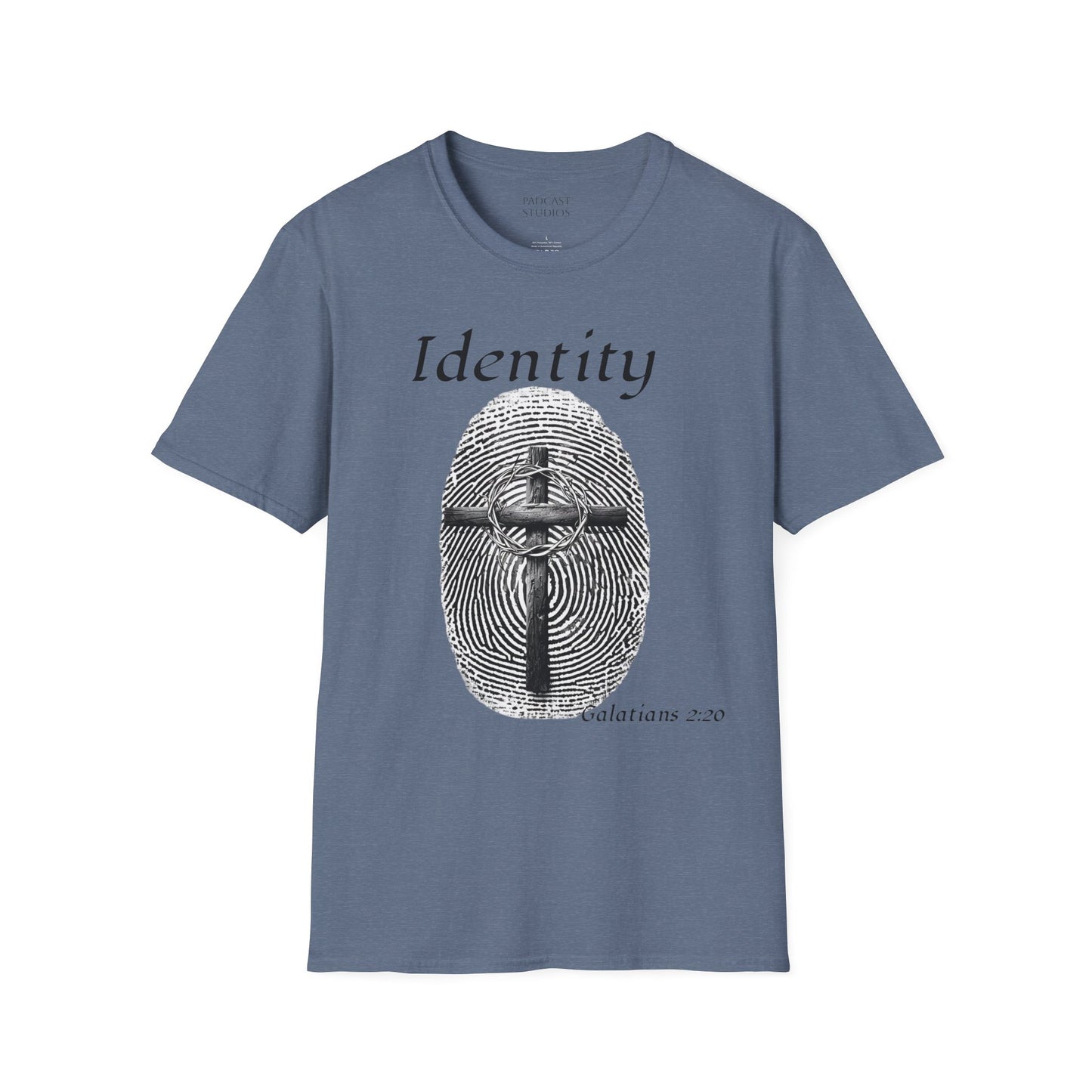 Identity -Fingerprint Design-Unisex Softstyle T-Shirt