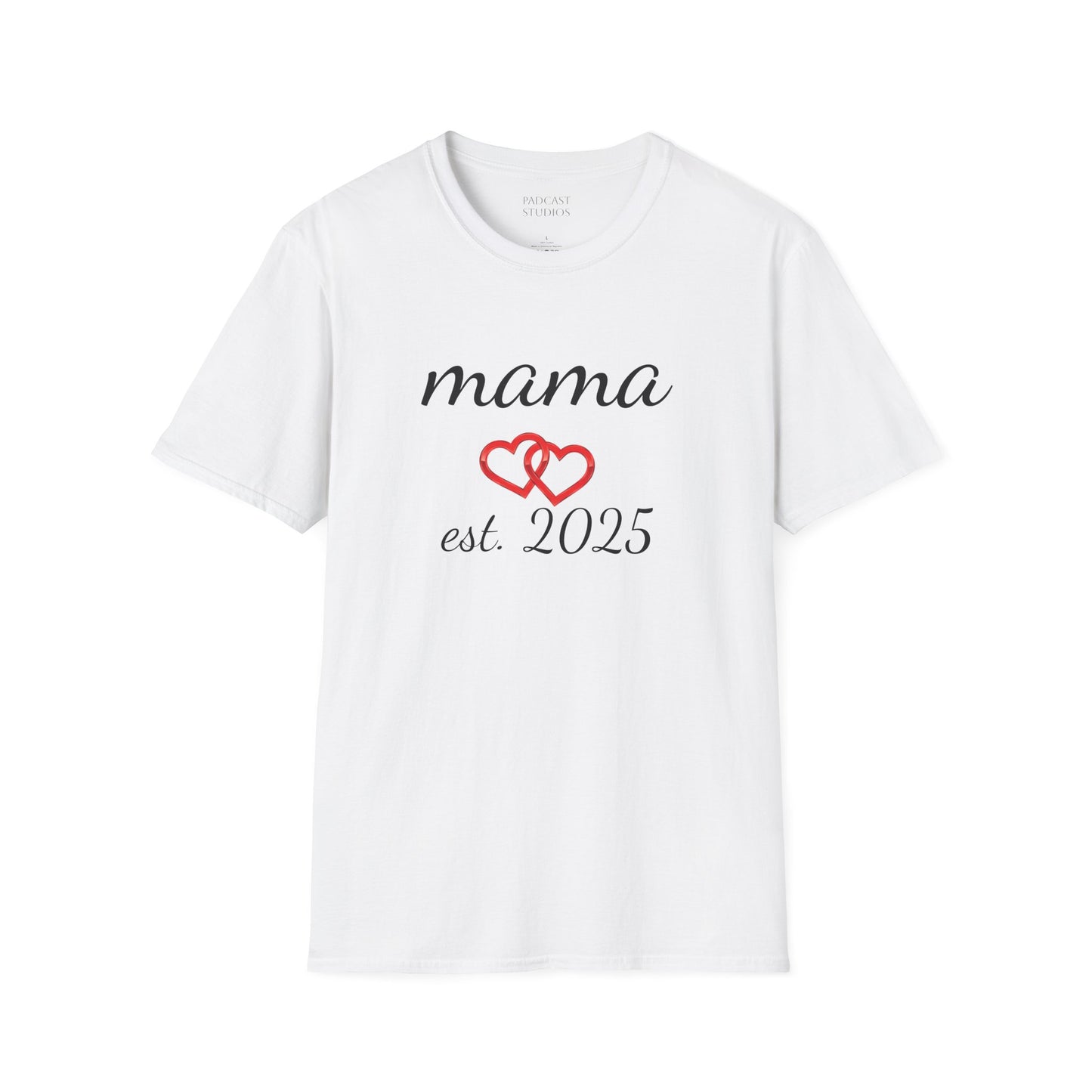 Mama Hearts Established 2025 Unisex Softstyle T-Shirt
