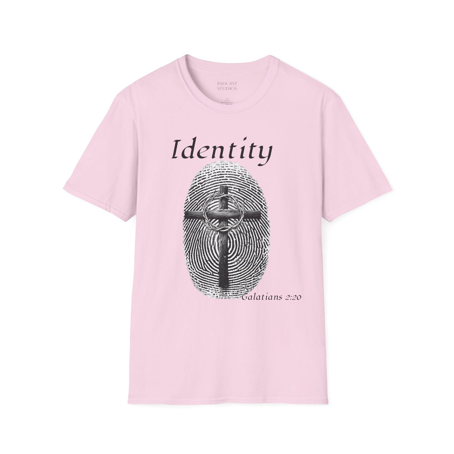 Identity -Fingerprint Design-Unisex Softstyle T-Shirt